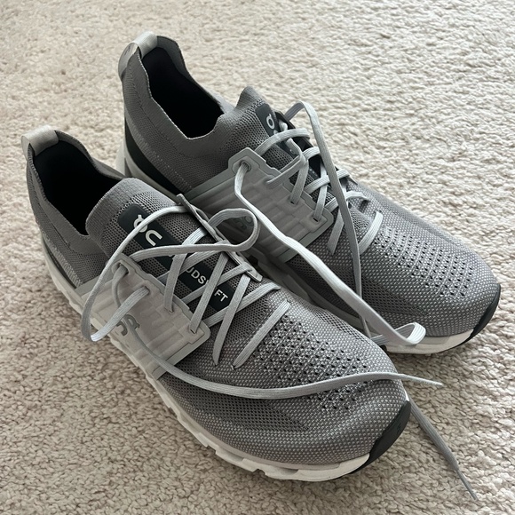 On Cloudswift Mens Grey Trainers - Picture 1 of 3